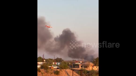 Rose Fire Map US: Rose Fire Prompts Road Closures, Evacuation Near Wickenburg ...