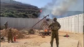 Israel: Israeli Soldiers Allegedly Use Trebuchet to Launch Incendiaries at Lebanon