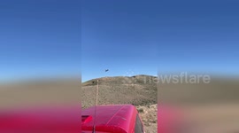USA: Aerial Battle Against Trail Fire Captured in Intense June 11 Footage