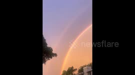 US: Double Rainbow Spotted Over Skies In Southern Florida 2