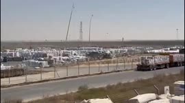 Gaza: 220 aid trucks entered Gaza