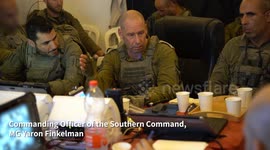 Israel: The Commanding Officer of the Southern Command in a Situational Assessment in Rafah