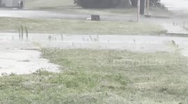 Severe Thunderstorm in Philadelphia PA, USA