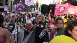 Brazil: Demonstration against abortion PL 1904 brings together thousands of people in Sao Paulo 2