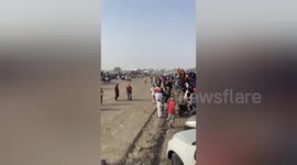Tractor crashes into spectators during race in Punjab, India