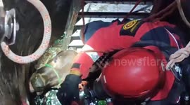 The Rescue Of A Cow That Fell Into A Well In Indonesia Was Dramatic