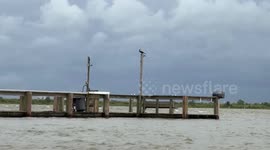 High Winds at Galveston Bay RV Park