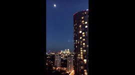 Mysterious parachutist jumps off Halo Building in London, UK