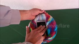 How to make a mobile phone case out of a balloon