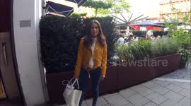 Louise Thompson and Georgia Toffolo at Aya Silk - launch party