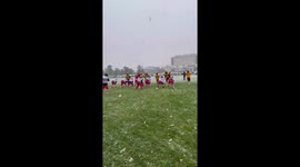 Unexpected June snowfall hits American state of Montana