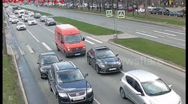 Traffic accident on Kolomyazhsky Prospekt leaves sixth-grader with broken leg