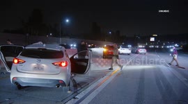 USA: Wrong Way Driver Crashes on 10 Freeway in Covina