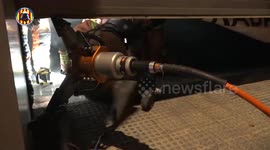 Spain: Video of the works after a fire at the dealership in Quart de Poblet