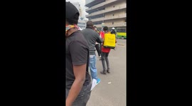 Protester uses knapsack sprayer to aid #RejectFinanceBill2024 demonstrators