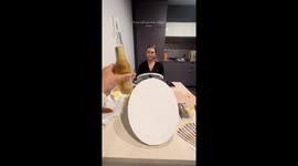 Paint, wine, and a proposal: Couple's unique engagement goes viral