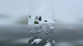 US: June Snow Closes Road to Artist Point