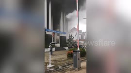 Fire tears through Prime Minister's office in Laos