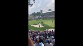 Protesters disrupt Travelers Championship Final round at TPC River Highlands