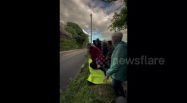 Nan has shock reaction to 130mph motorbike racing