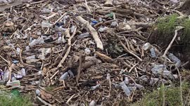 El Salvador: More than 300 tons of rubbish accumulated on El Salvador's beaches after heavy rains