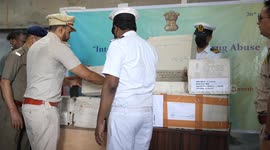 India: Custom Division of Guwahati destroyed seized narcotics as a campaign of Drug-Free India