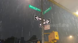 Severe Thunderstorm in Kings NY, USA