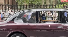 Emperor Naruhito and Empress Masako visit Young V&A in London