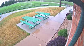 USA: Massive Sinkhole Swallows Sections of Gordon Moore Park in Alton, Illinois