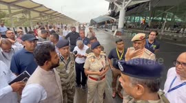 Union Minister of Civil Aviation Ram Mohan Naidu Kinjarapu has visited Terminal 1 announced compensation for those dead & injured