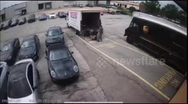 Delivery mishap: engine dropped during handling in St. Louis