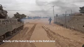 Gaza: The Nahal Brigade, under the command of the 162nd Division, continues operate in the Rafah area