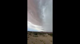 Monsoon storm strikes Emery, Utah