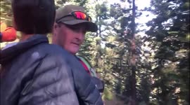 Missing boy, 4, rescued after spending night lost in woods in California