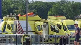 Wrecked highway patrol vehicles. Vinci Autoroutes launched a campaign on Thursday to warn about the safety of patrol officers, while every week on average one of its intervention vehicles is hit, and one of its agents lost his life in March. (Video: 1 jul