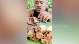 Food vlogger dies from stroke after devouring piles of fried chicken