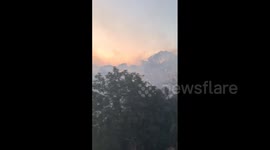 Greece: Wildfire Erupts At Kardamena In Kos Island