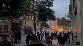 Police deploy tear gas at Lyon's Place Bellecour amid protests against far-right election victory