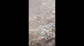 Polluted rivers choked with plastic bottles during sever flooding in Manipur