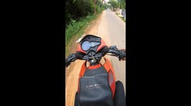 Safety-conscious rider injured in collision with reckless scooty driver