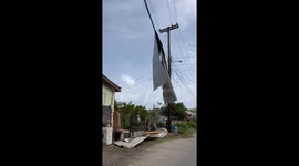 Some of the destruction from Kingstown to Georgetown, St. Vincent after hurricane Beryl