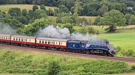Sir Nigel Gresley Steam Locomotive 60007 visits Cumbria on 3rd July 2024