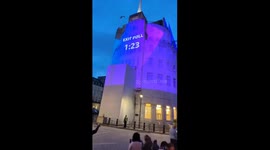 Labour Landslide: 2024 UK General Elections Countdown at BBC Broadcasting House