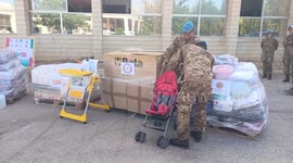 UN distributes medical aid to displaced southerners in Lebanon