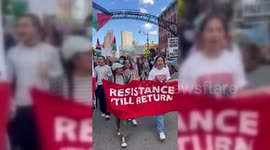 USA: Columbus, OH taking the streets for Palestine on the 9 month of Israel war on Gaza