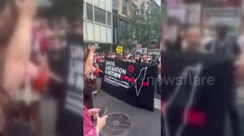 USA: Protestors take the streets of Manhattan on July 4 to demand ceasefire in Gaza