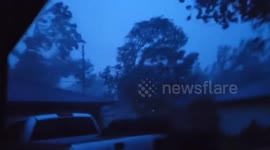 USA: Strong Winds And Rain In Lake Jackson, TX