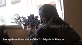 Gaza: Troops of the 7th Brigade Combat Team are operating in the Shejaiya area