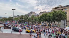 Barcelona protests: residents rally against mass tourism
