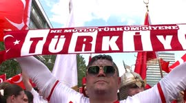 Germany: Turkish fans gathered in Berlin, celebrating ahead of the UEFA Euro 2024 quarterfinal match